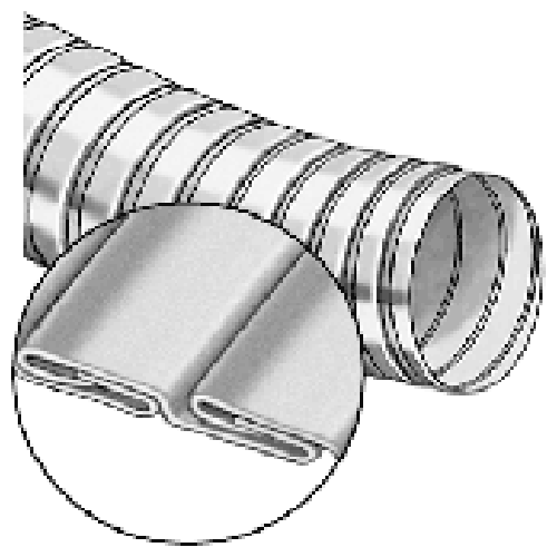 Interlocked Metal Ducting Hose